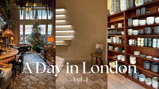 A Perfect Day in London |minimalist fashion brands & furniture shopping, food& coffee| Relaxing vibe