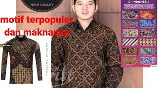 7 motif batik terbaik dan terpopuler