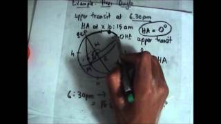 Example   Hour Angle