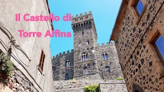 All'interno del Castello di Torre Alfina