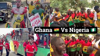 Ghana Vs Nigeria Match ; Live Full Profile Of Fans Cheering Up Blackstars With Powerful Morale Songs