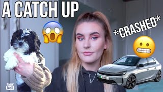 I CRASHED MY CAR & GOT A NEW PUPPY! *LIFE UPDATE*