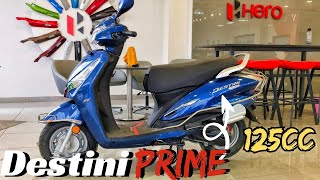 Hero destini 125 prime 2024 new model OBD-2  E20 New features price mileage review #scooter #scooty