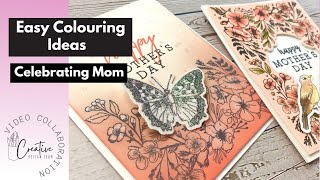 Mother's Day Card Ideas | Easy Coloring Techniques | Creative Design Team