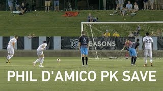 Chattanooga FC - Phil D'Amico PK save in extra time - 2018 playoffs