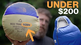 Quality Down Sleeping Bag Under $200 - The North Face Eco Trail Down 20°F Review