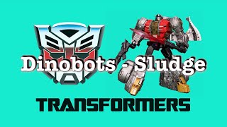 Transformers Characters Introductions -  G1 Dinobots Sludge (GP HQ-04 Stop Motion Transformation)