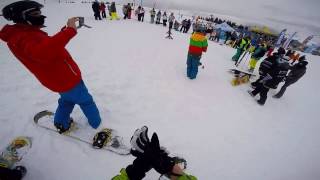 Snowboarding Fun - Transalpina Ski resort - GoPro Hero4 Black - Ianuarie 2016