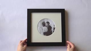 Framed Rounded Print 360-degree