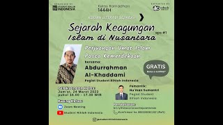 WEBINAR #100 SRI: Perjuangan Umat Islam Pasca Kemerdekaan