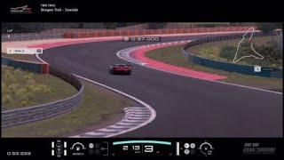 My lap around  Dragon Trial  in a Bugatti