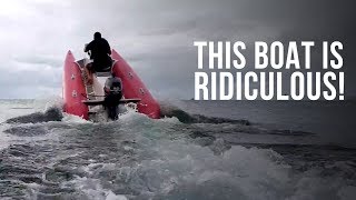 My New Crazy Boat - Trial Run Footage. Matt Kelly