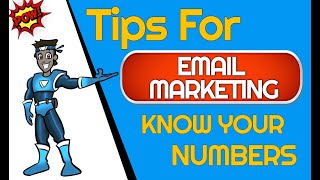 Tips For Email Marketing - Know Your Numbers