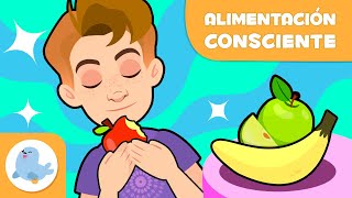 MINDFULNESS PARA NIÑOS ​​​​🧘🏻 Alimentación consciente 🍎🍌 Técnicas de atención plena