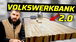 ALLES AUF ANFANG EP. 1: MASSIVE WERKBANK bauen OHNE teure Maschinen!