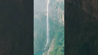 Waterfall Nohkalikai Falls  #meghalaya #song #trending #waterfall #water#shorts