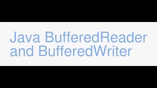 Java: read with BufferedReader and simultaneously write with BufferedWriter