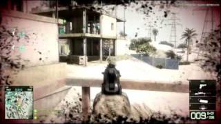 BATTLEFIELD BC2 - KILLING AN ENEMY, +50   HD 1080p