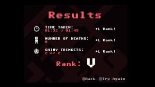 VVVVVV: The Tower Time Trial - V Rank