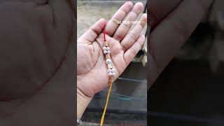 "Bracelet Rakhi" making #part-4 #diy #handmade #festival #youtubeshorts #yt