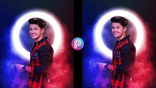 Ringlight Color Smoke Photo Editing || Picsart Dual Tone Photo Editing