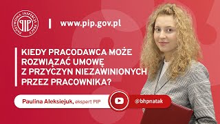 ARTYKUŁ 53 - rozwiązanie umowy o pracę z przyczyn niezawinionych przez pracownika