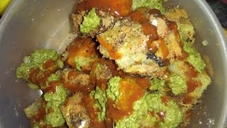 Sweet Potato Chaat / Shakarkandi Chaat Homemade Street Side style