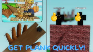 How to get plank glove quickly! (Slap Battles)