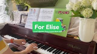 For Elise from Level 3 Bastien Piano Lesson Book