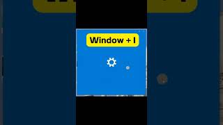 #shorts |  Shortcut keys of Setting in Computer and Laptop