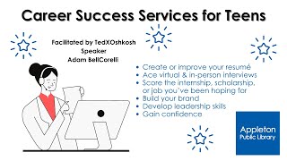 Career Success Services for Teens w/Adam BC-02/25/21