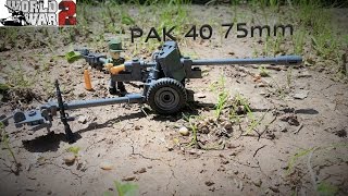 Cobi small army ww2 PAK 40 7,5cm (2185) Quick build + review