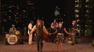 TONY & JAIME: rooftop dance to "Swing Gitane" with The Hot Toddies Jazz Band