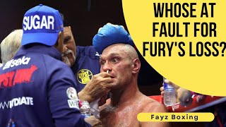 Tyson Fury or his Corner? Whose Really at Fault?