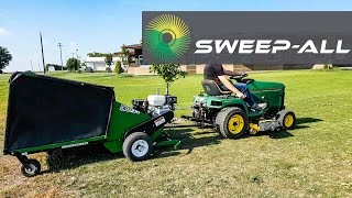 Will It Sweep Up Goose Poop? Commercial Turf Sweeper