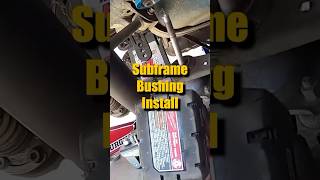 How to install solid subframe bushings on a Lexus IS300!