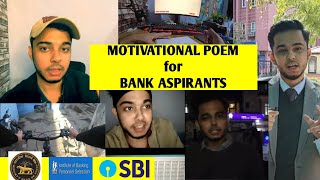 Motivational POEM for BANK Aspirants | Jaroor dekhiega........