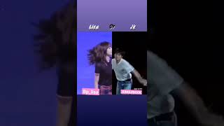 Lisa vs Jungkook tik tok || Jungkook vs Lisa WhatsApp status #blackpink #bts #lisa #jungkook