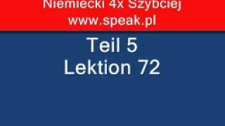 German Lesson Teil5 lektion72 - Direct Method Speak.pl