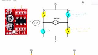 Arduino motor controller explanation L298N mini dual H-Bridge