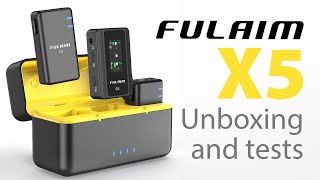 DJI Mic killer??? Fulaim X5 Wireless Lavalier Microphone System — Unboxing and Testing