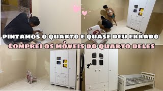 MINI REFORMA NO QUARTO DAS CRIANÇAS || vai ficar lindo #maeaos15 #maededois #gravida