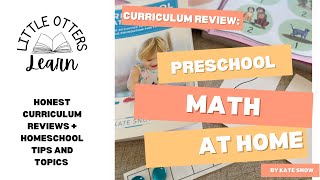 Preschool Math at Home // ✨ NEW Homeschool curriculum review // Curriculum Flip Through