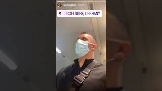 Farid Bang schaut FC Bayern gegen Hertha BSC (Instagram Story von Farid Bang 04.10.2020)