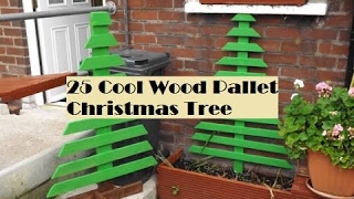 25 Cool Wood Pallet Christmas Tree