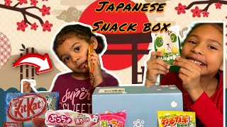 Trying JAPANESE snack BOX ! 😳 SAKURA BOX #japan #snackboxreview #japanese