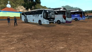 K.S.R.T.C AIRAVAT Scania  Early Morning Pro Driving at Mangalore Ghat Roads || ETS2 ||