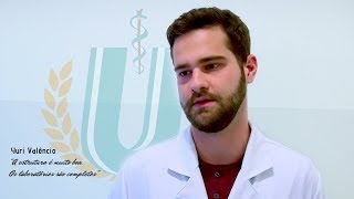 Yúri Valêncio - aluno de Medicina na Unilago