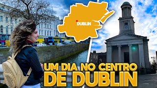 #VLOG: DUBLIN - IRLANDA | CENTRO | Trem, lojas e comida de rua | Maria Quer Viajar