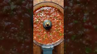 how to make homemade tomato sauce#homemadesalsa #vegan #vegansalsa#salsarecipe #salsarecipes #shorts